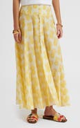 La DoubleJ Ariel Skirt Pineapple Sunflower White