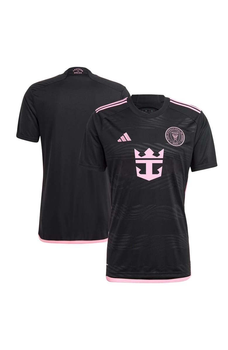 adidas Men's adidas  Black Inter Miami CF 2024 La Noche Replica Jersey, Alternate, color, 