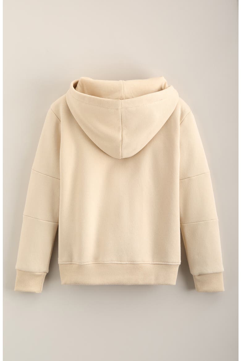 Kids' Zip Hoodie, Alternate, color, BEIGE OATMEAL