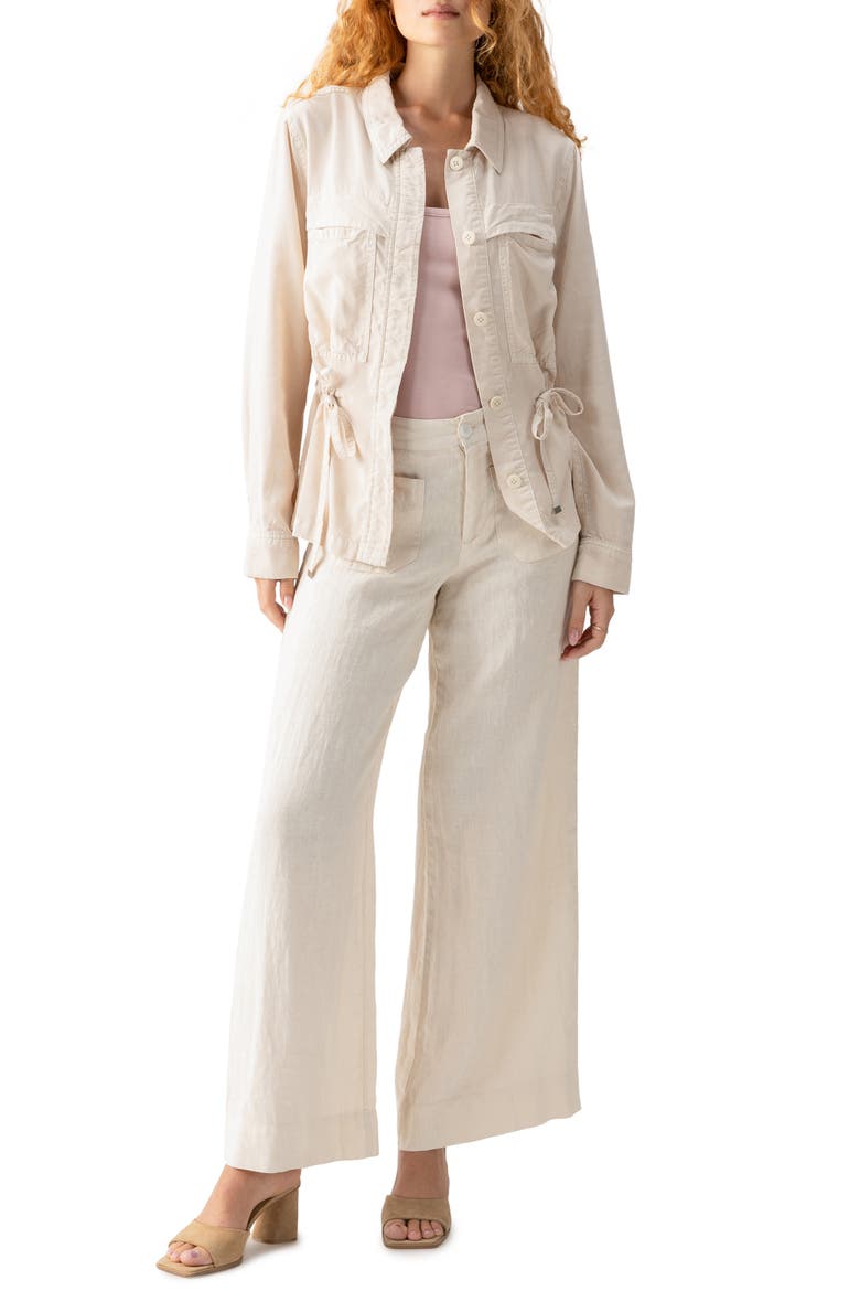Lora Surplus Jacket, Alternate, color, CRYSTAL