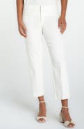 Liverpool Los Angeles Welt Pocket Crop Straight Leg Pants