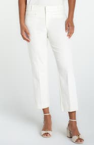 Liverpool Los Angeles Welt Pocket Crop Straight Leg Pants