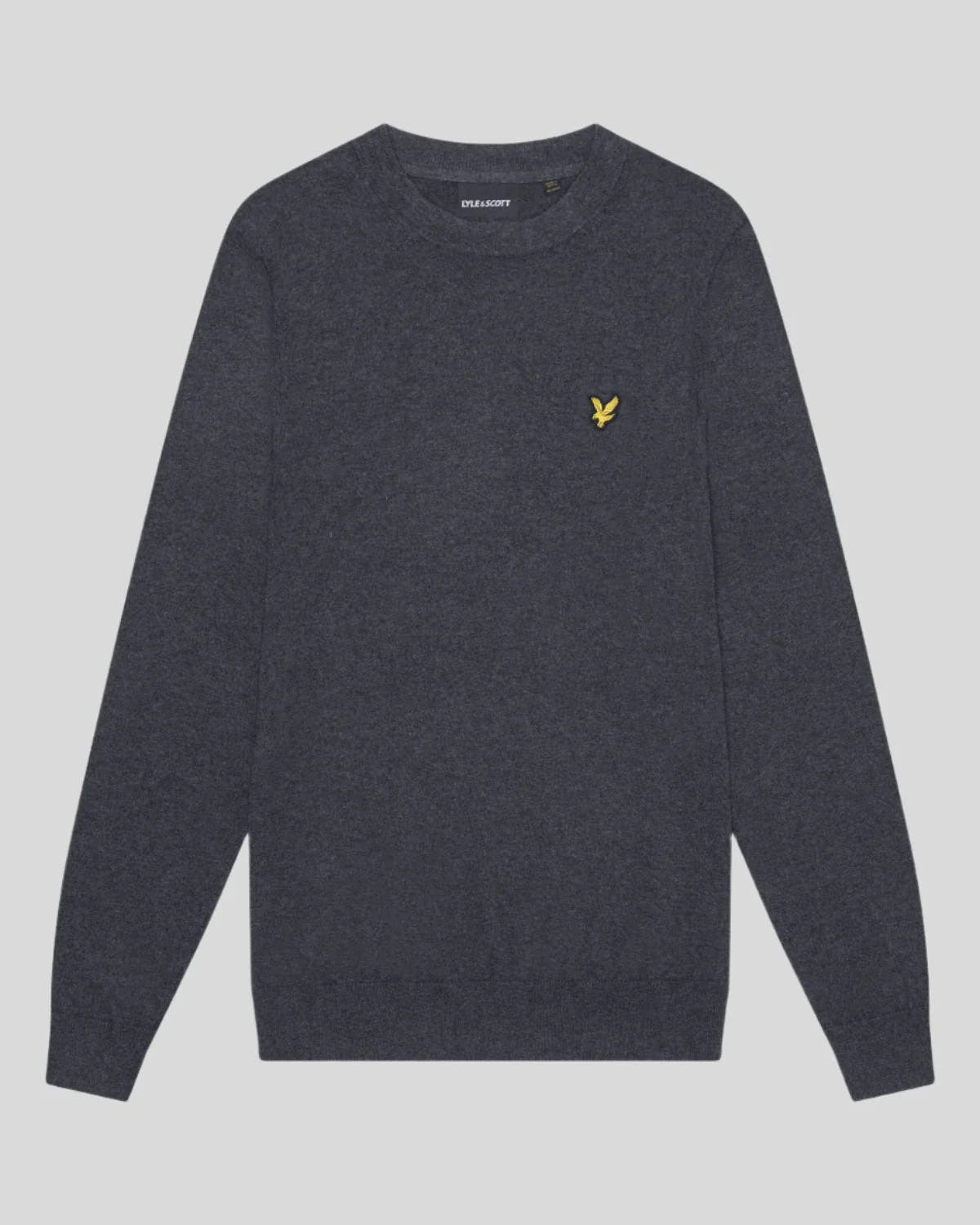 Cotton Merino Crew Neck Sweater - image 4