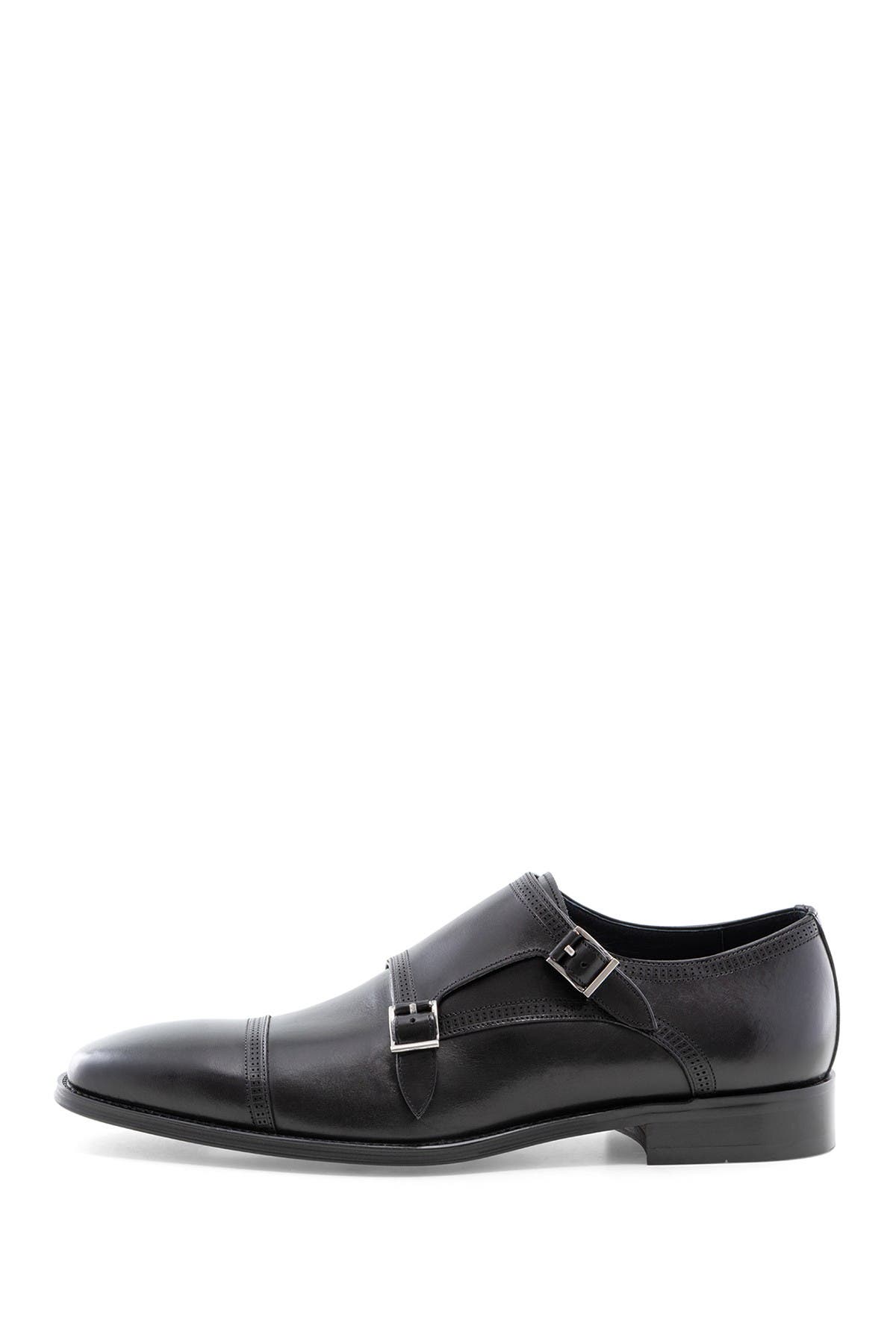 J75 BY JUMP McCain Monk Strap Leather Dress Shoe, Main, color, 