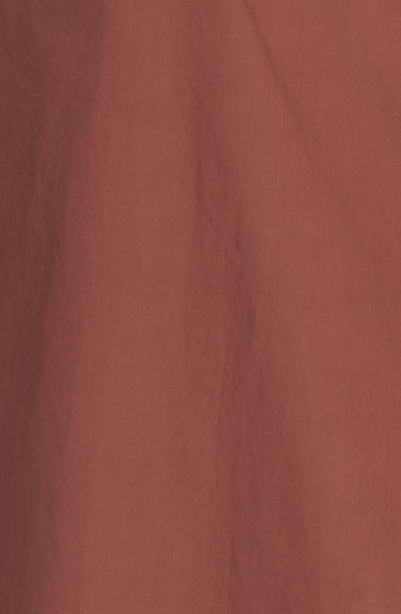 FLYING TOMATO Solid Flutter Sleeve Midi Dress, Alternate, color, Cognac