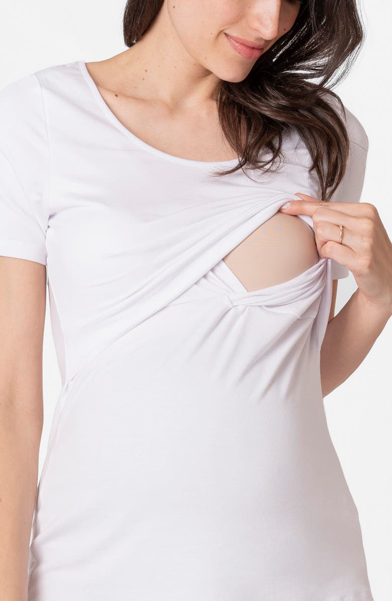 Seraphine Assorted 2-Pack Maternity/Nursing T-Shirts, Alternate, color, 