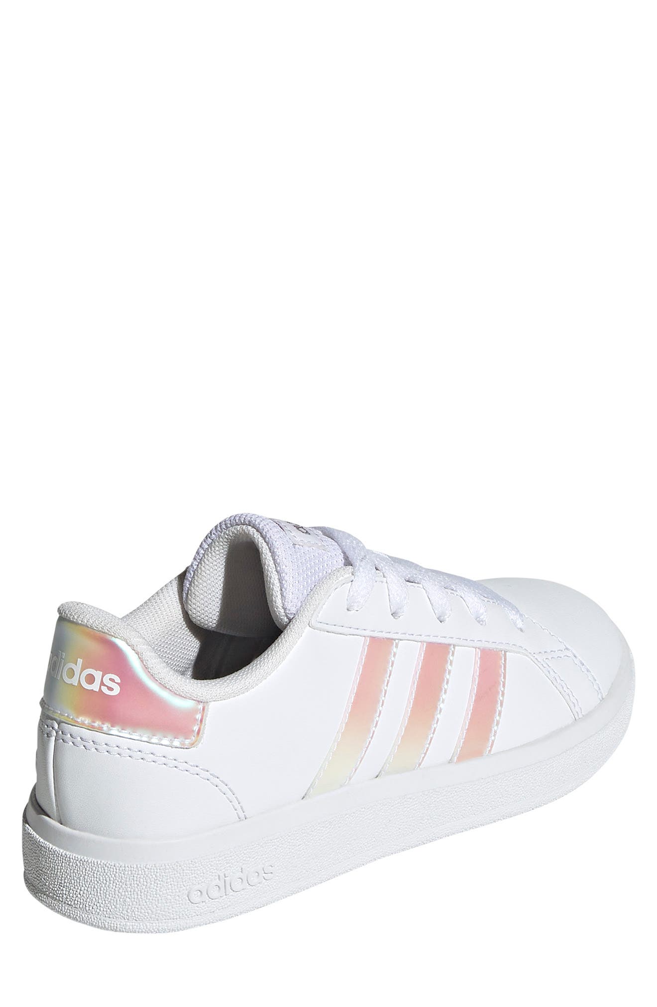 adidas Grand Court 2.0 Sneaker, Alternate, color, Ftwr White/ Iridescent
