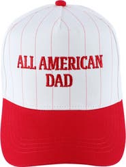 Trafalgar All American Dad Pinstripe Baseball Hat