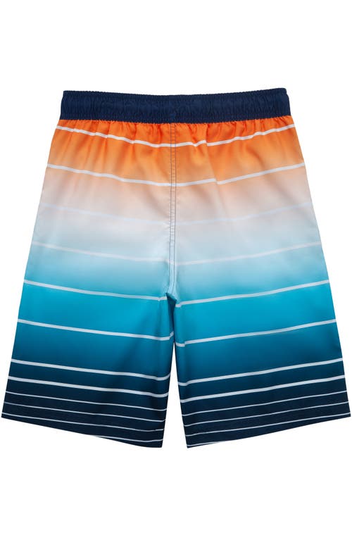 ROKKA&ROLLA ROKKA&ROLLA KID'S SWIM TRUNKS WITH MESH LINING AND UPF 50+ PROTECTION