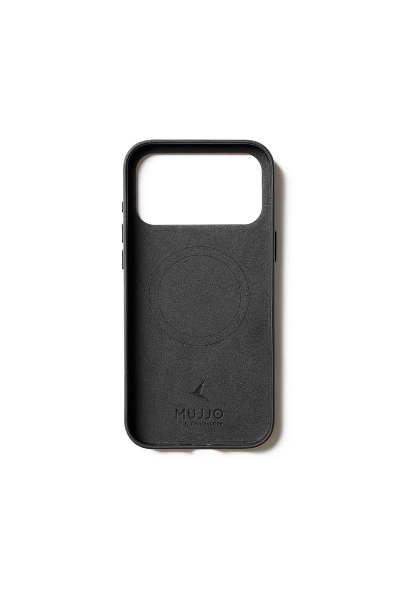 MUJJO Full Leather Case for iPhone 17 Pro Max, Alternate, color, Black