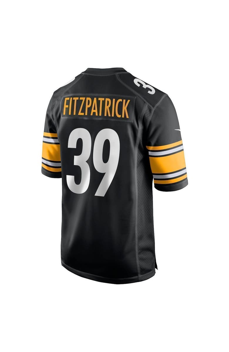 Nike Men's Nike Minkah Fitzpatrick Black Pittsburgh Steelers Game Team Jersey, Alternate, color,