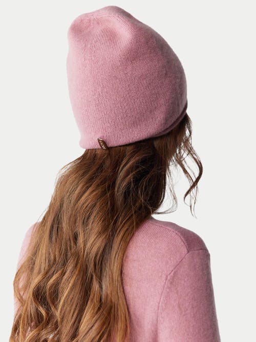 Gobi Mongolian Cashmere Cashmere Hat And Sweater Set In Lilas