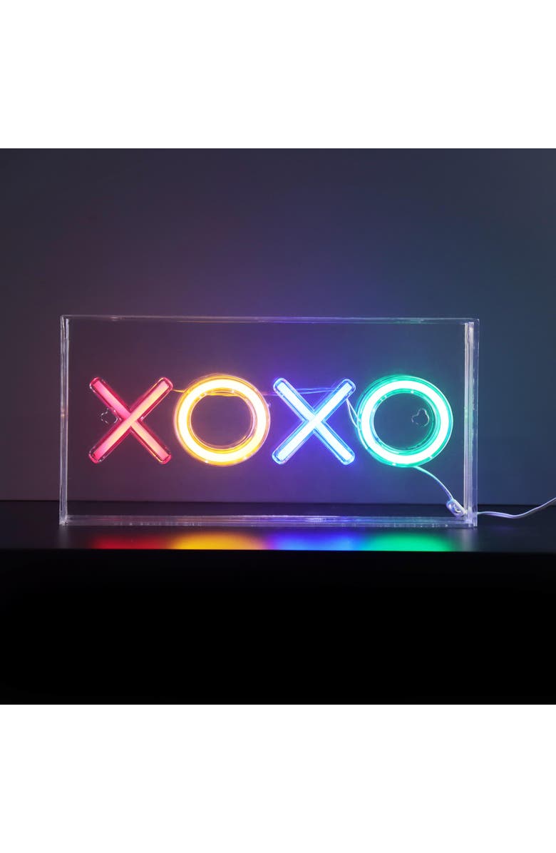 TREND TECH Acrylic frame Desk top/ Wall neon sign, Main, color, Xo