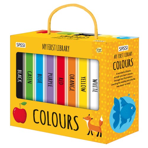 Sassi My First Library Colors 8 Minibook Set in Multicolored  product