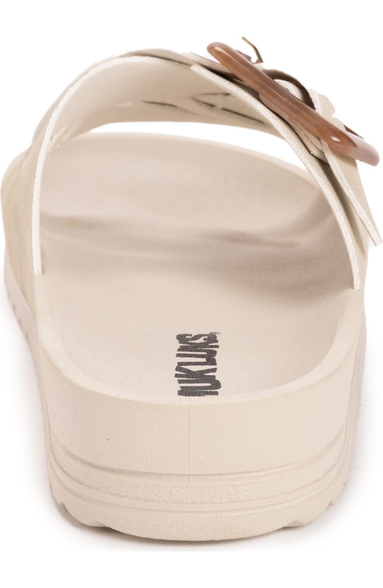 MUK LUKS Grand Shayna Slide Sandal, Alternate, color, Beige