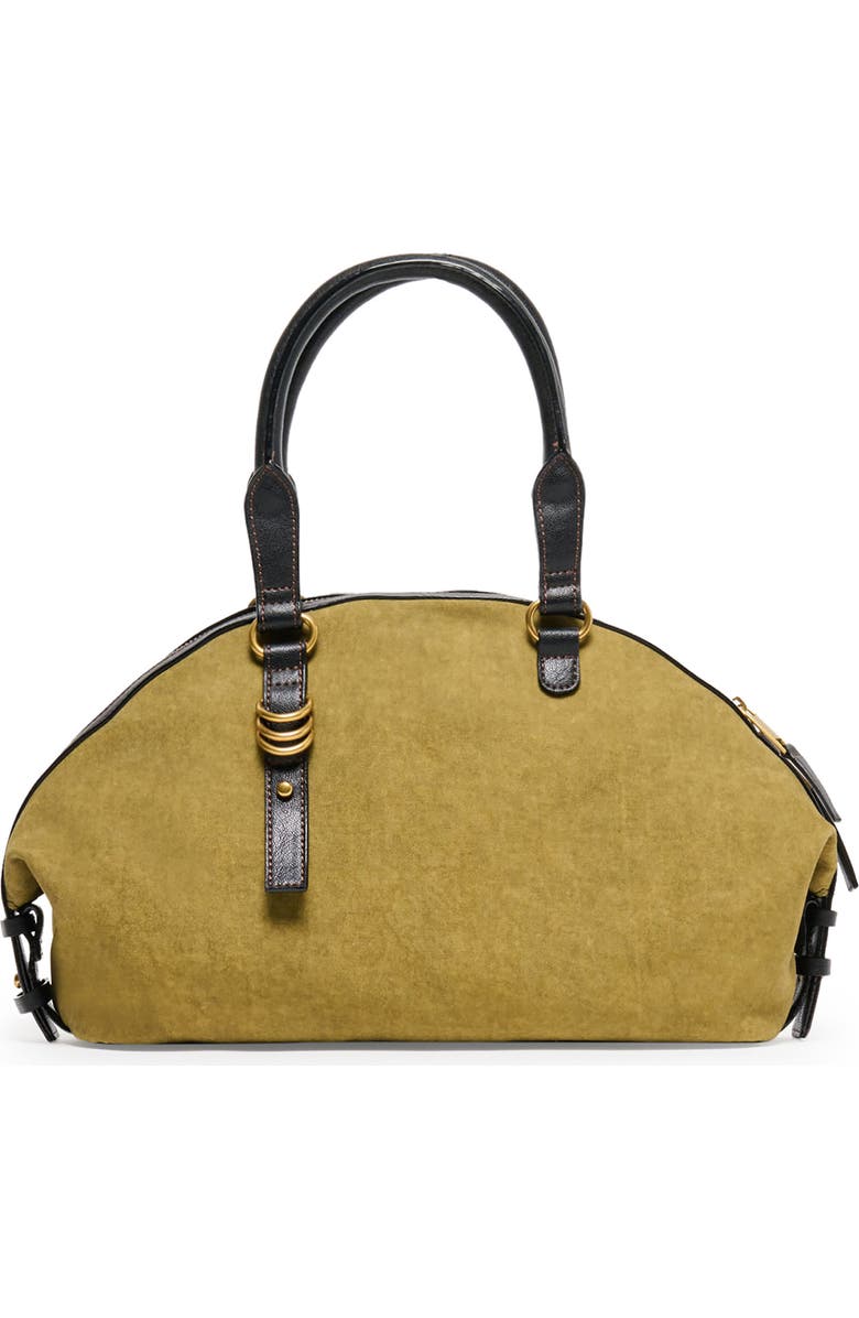 Dolce Vita Sion Cotton Canvas Satchel, Main, color, Olive