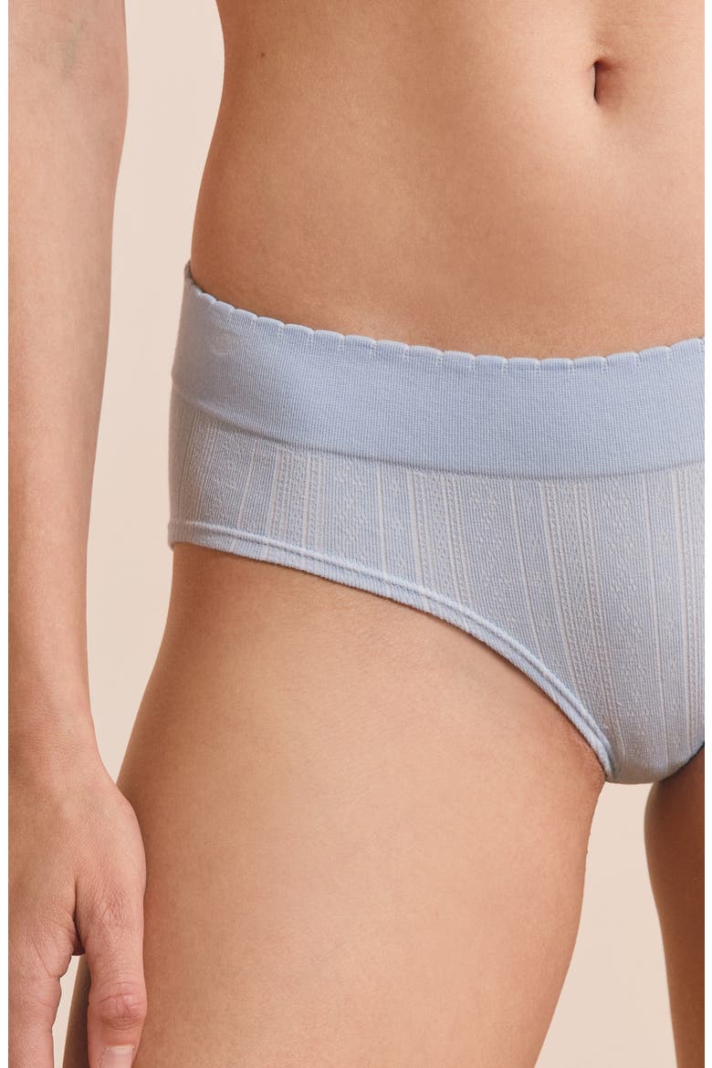 Daily Seamless Boyshorts, Alternate, color, BLEU