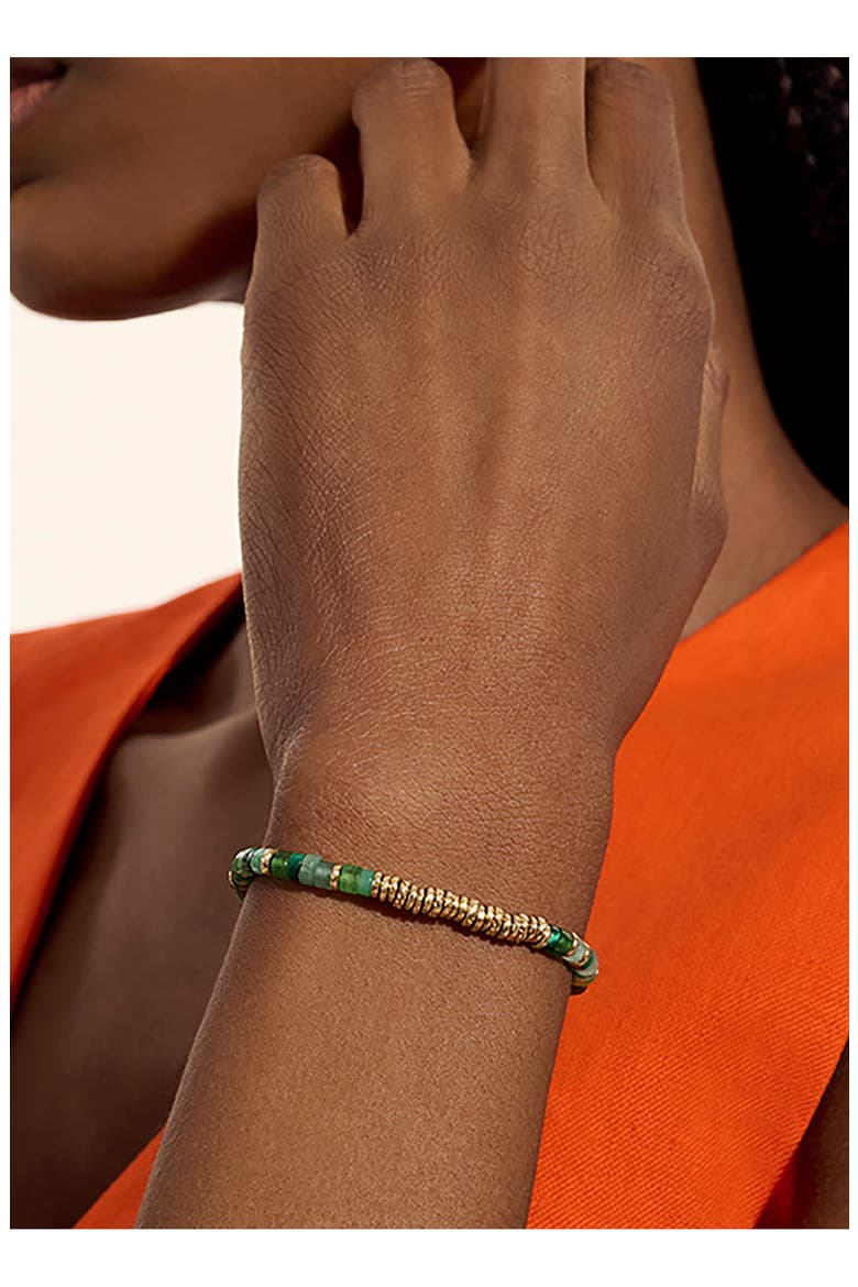 Heishi Bracelet, Alternate, color, GOLD