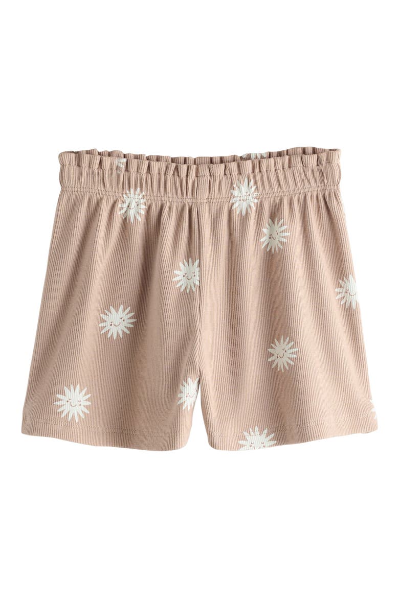 5-Pack Stretch Cotton Frill Hem Shorts, Alternate, color, NEUTRAL