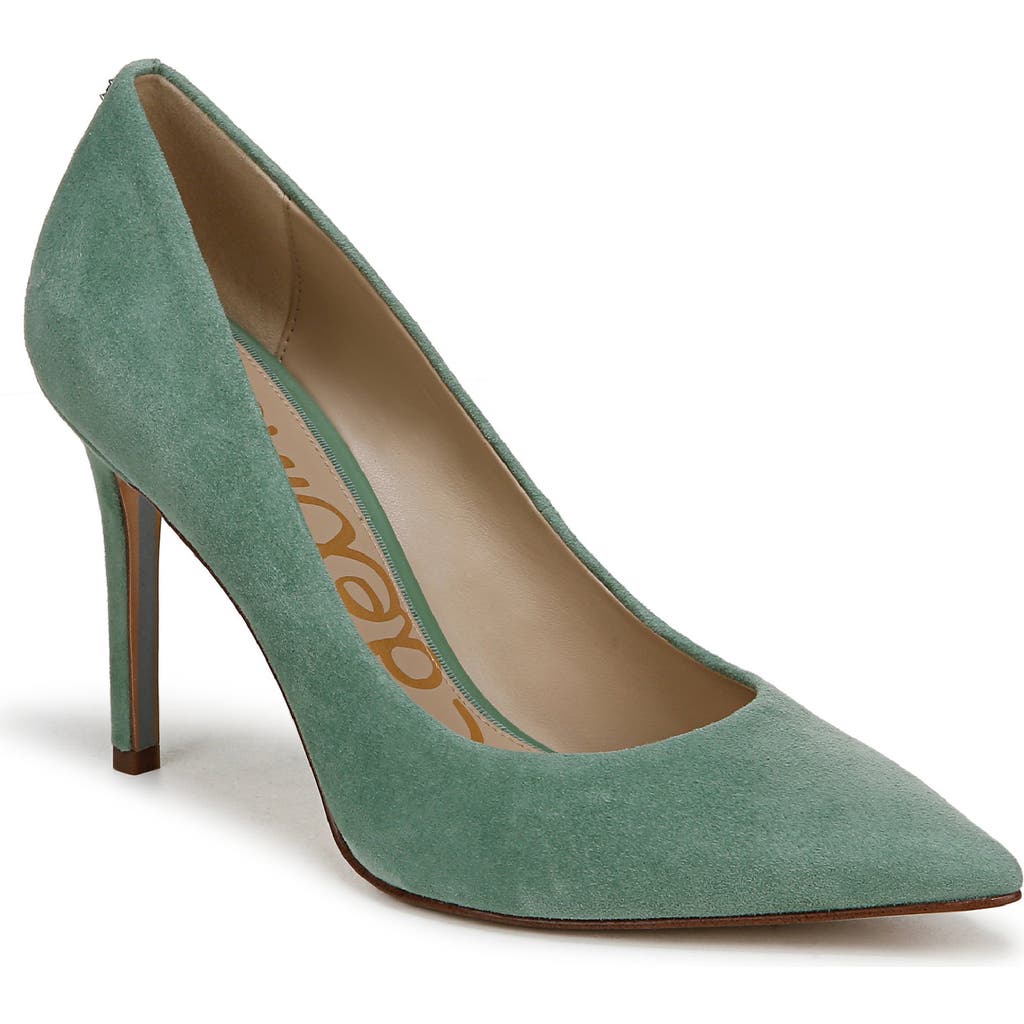 Sam Edelman Hazel Pointed Toe Pump In Green Garden