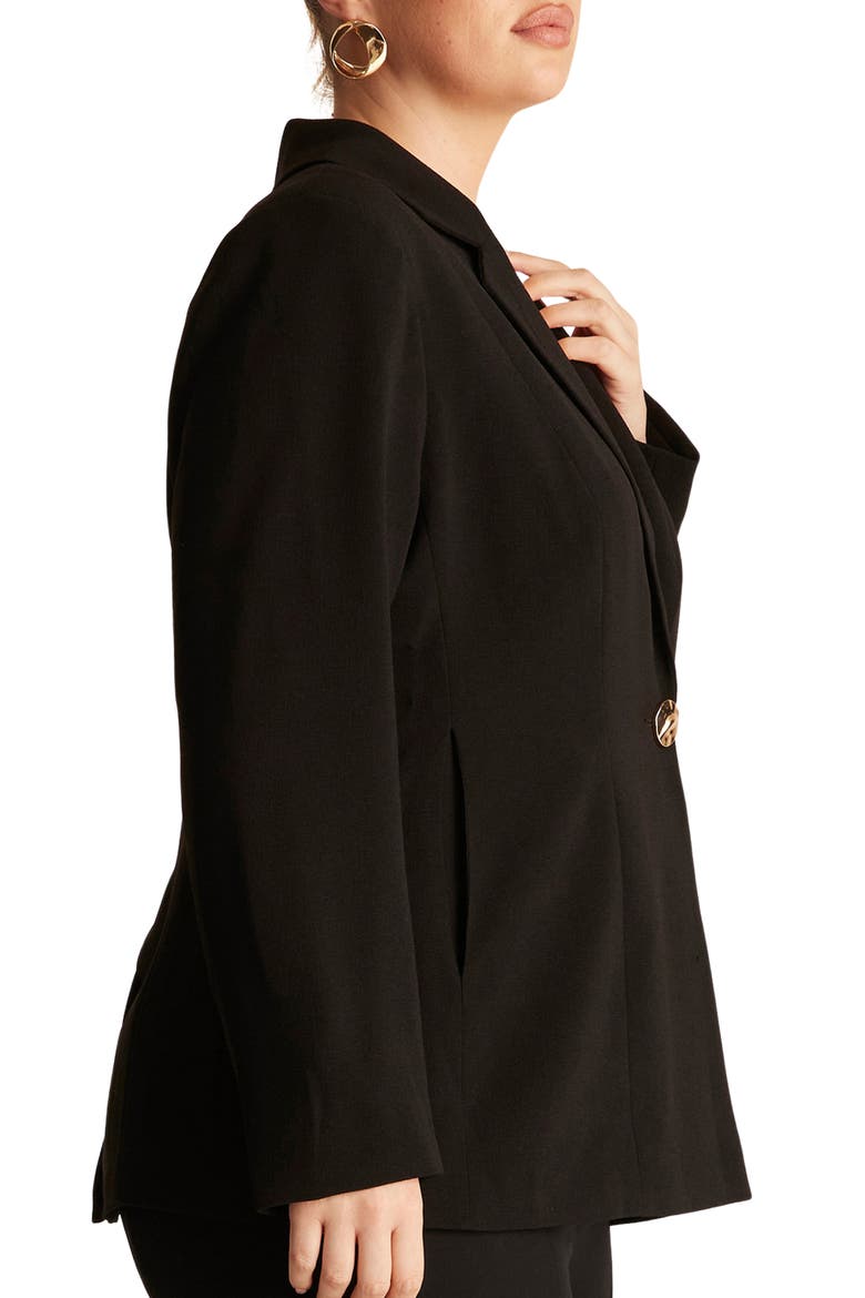 Millie Blazer, Alternate, color, BLACK