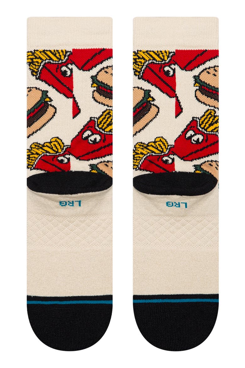 Kids' Combo Meal Quarter Socks, Alternate, color, TAN