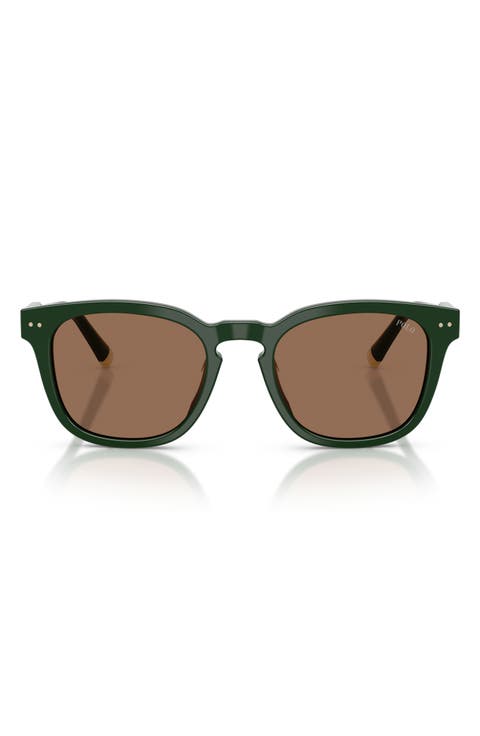 52mm Square Sunglasses