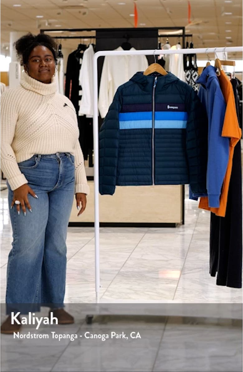 Fuego 800 Fill Power Down Hooded Jacket, sales video thumbnail