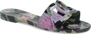 Dolce&Gabbana Bianca Interlock Slide Sandal