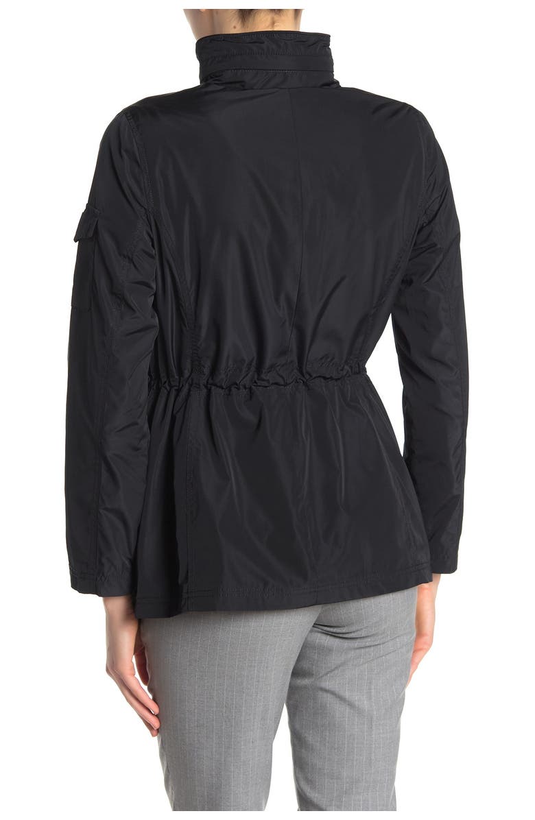 Vince Camuto Cinched Waist Rain Coat, Alternate, color, 