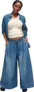 Ingrid & Isabel The Easy Wide Leg Denim Maternity Pant