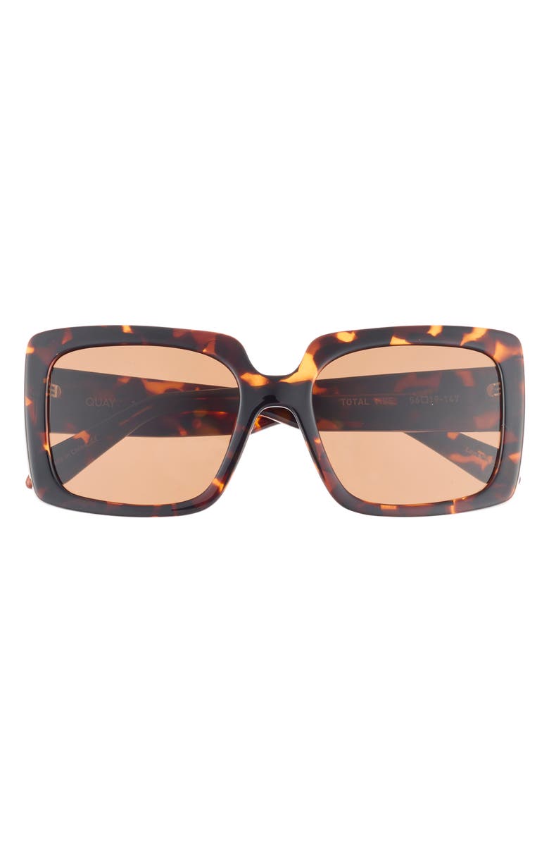 QUAY Total Vibe 56mm Square Sunglasses, Main, color,