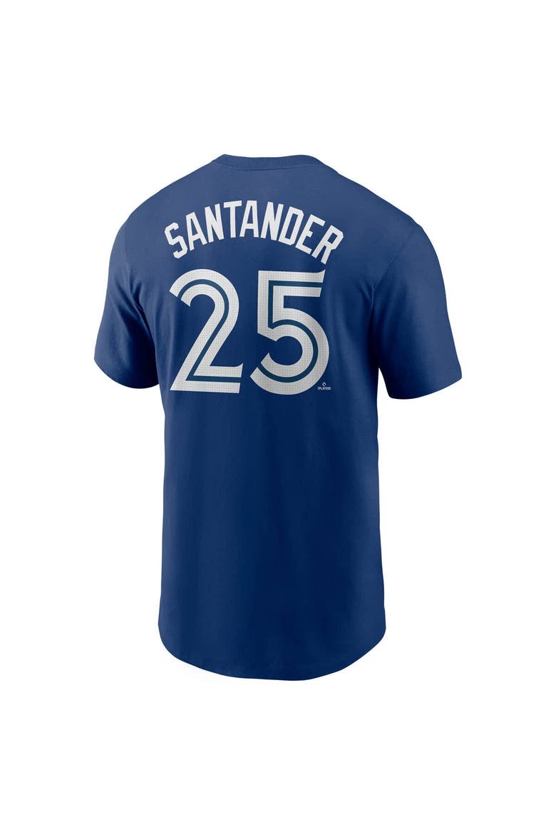 Men's Nike Anthony Santander Royal Toronto Blue Jays Fuse Name & Number T-Shirt, Alternate, color, Royal