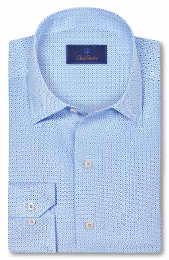 Geometric Cotton Sport Shirt
