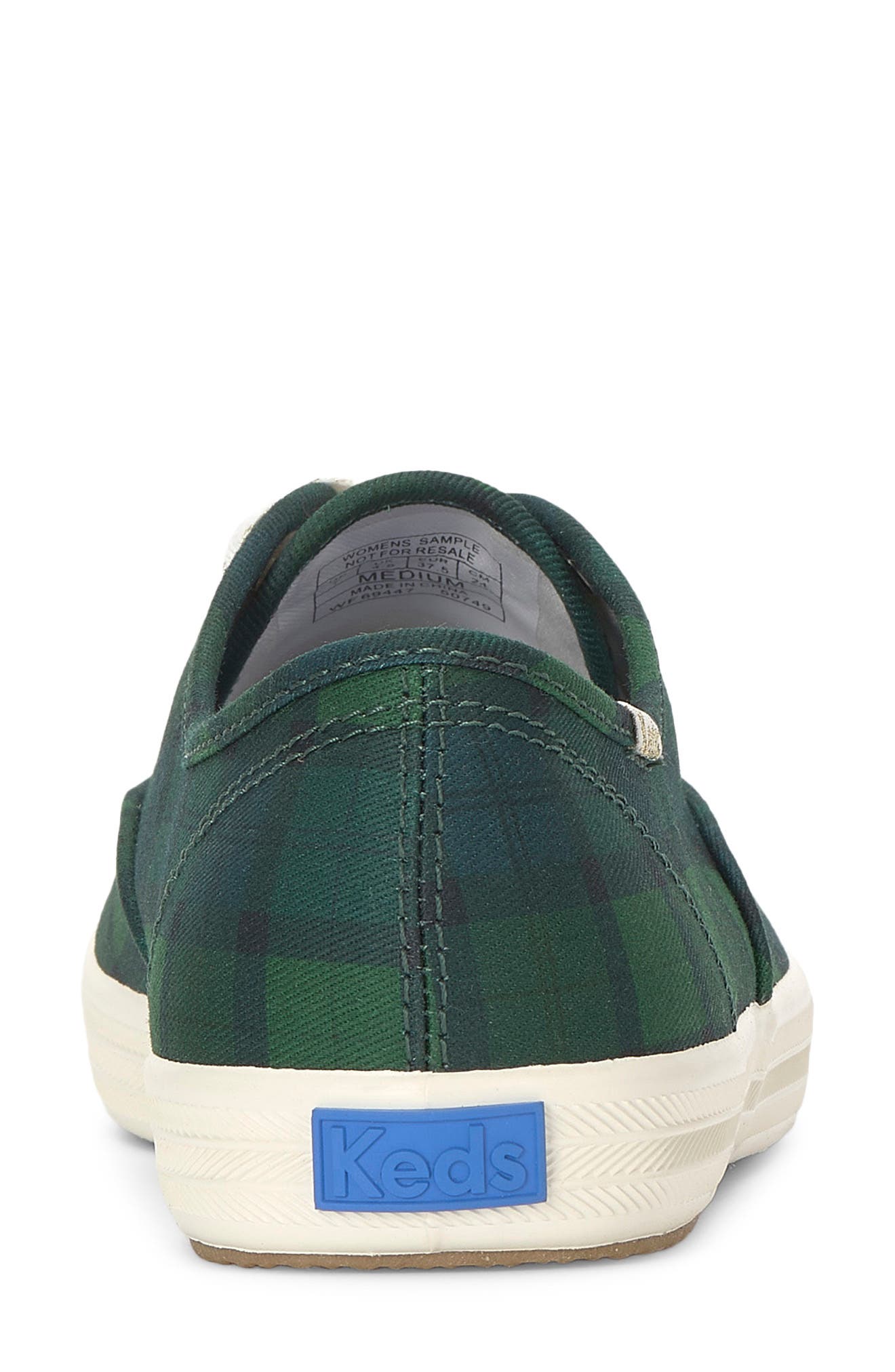 Champion Plaid Sneaker, Alternate, color, GREEN/ NAVY