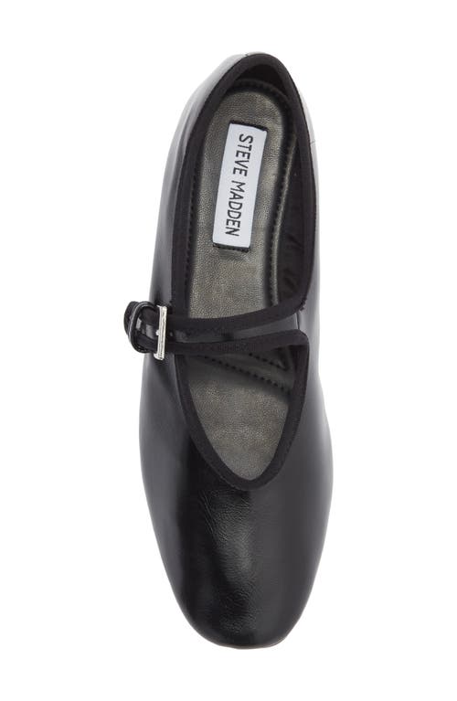 Steve Madden Judee Square Toe Mary Jane In Black