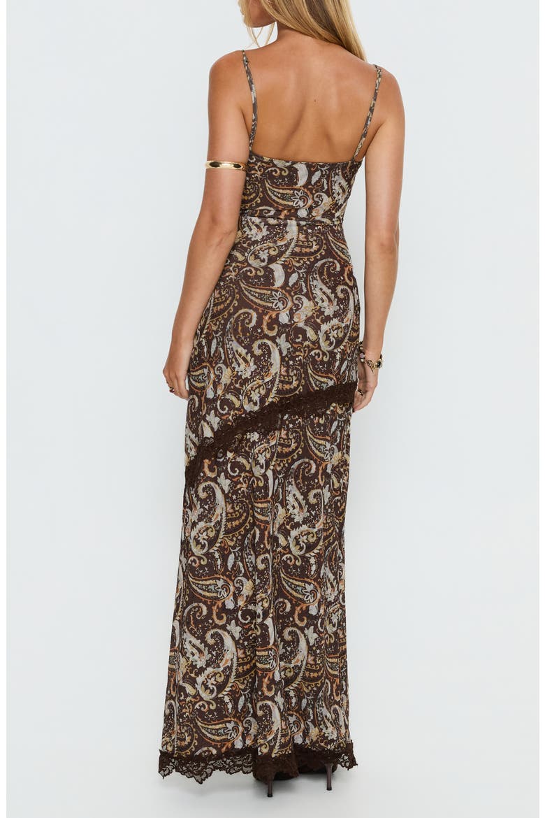 Musico Lace Maxi Dress, Alternate, color, PAISLEY