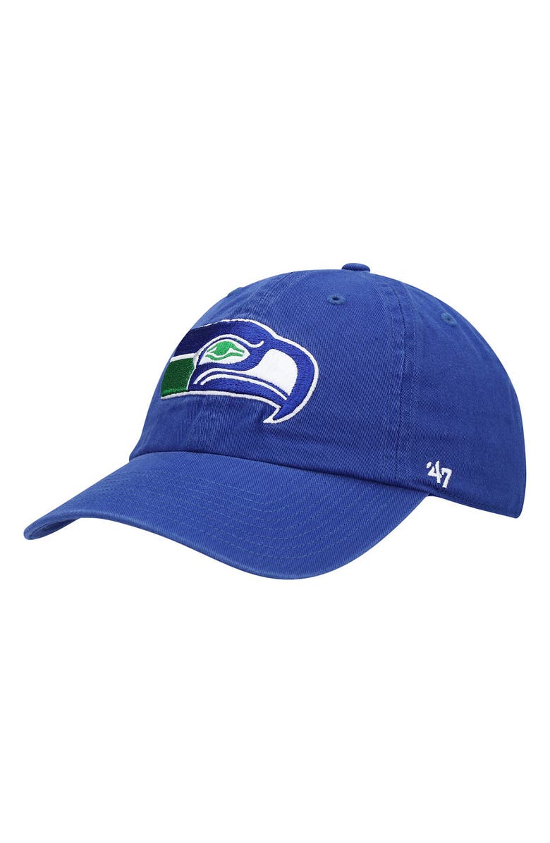 '47 Men's '47 Royal Seattle Seahawks Clean Up Legacy Adjustable Hat, Alternate, color, Royal
