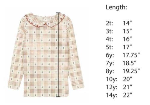 Ely's & Co. Cotton Floral Plaid Collection In Brown