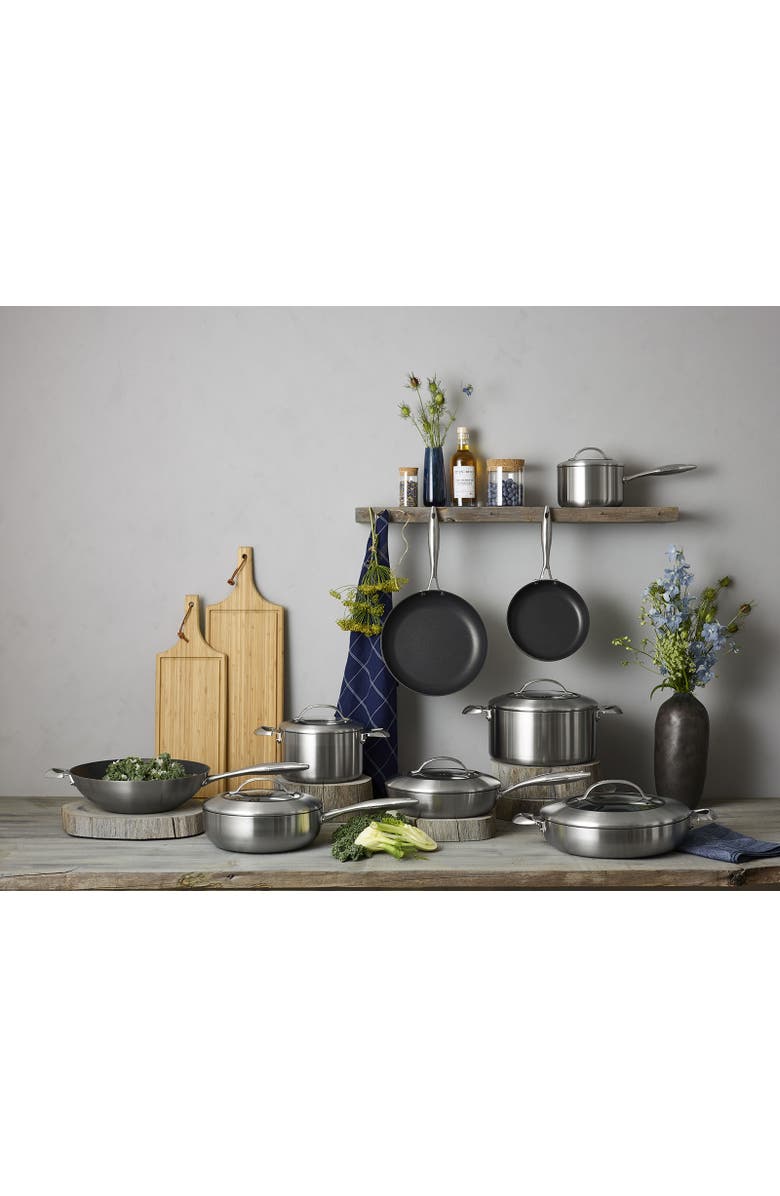 Scanpan CTX 10-Piece Deluxe Cookware Set, Stainless Steel, Alternate, color, Silver