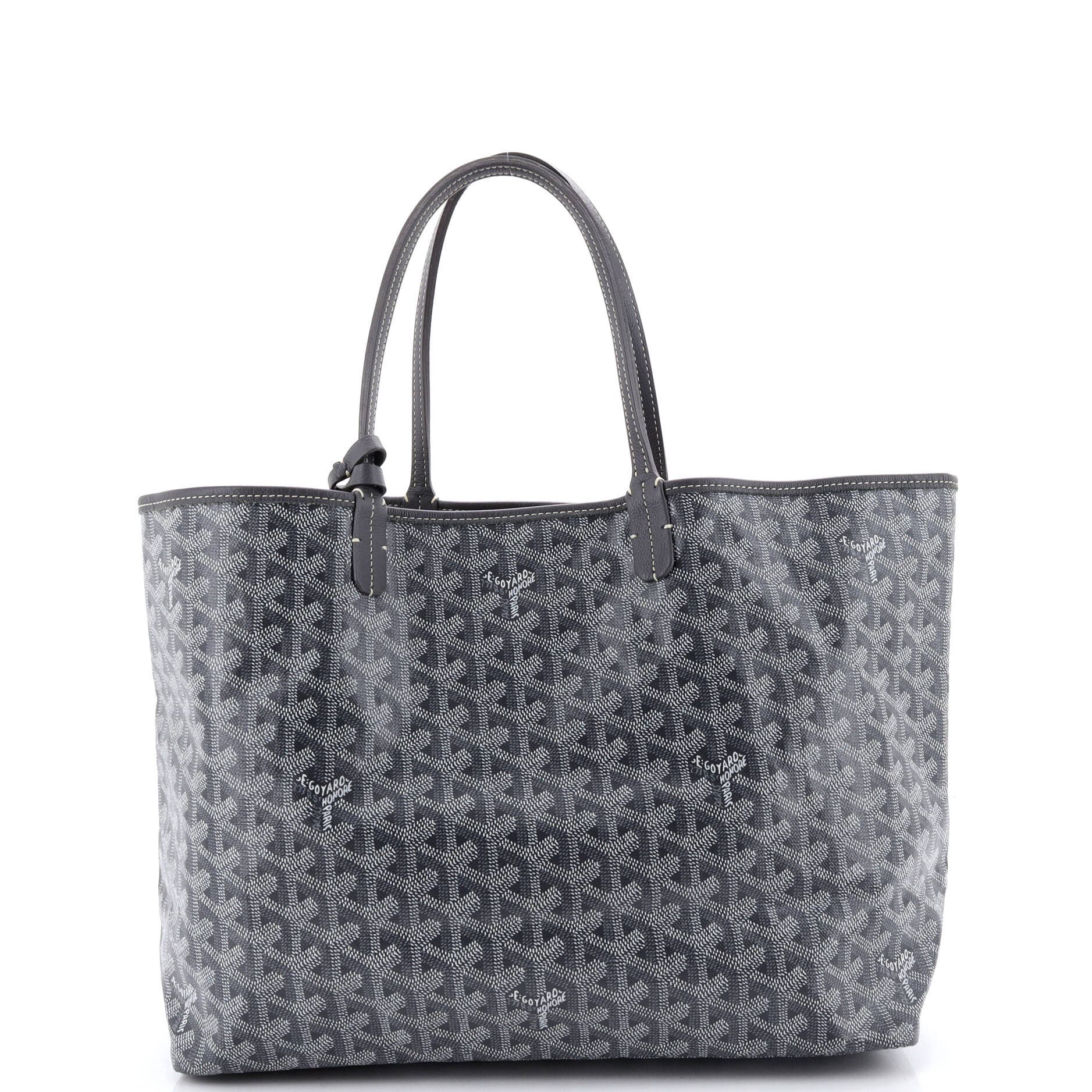 Pre-Owned Goyard Saint Louis Tote Coated Canvas PM, Alternate, color, Gray