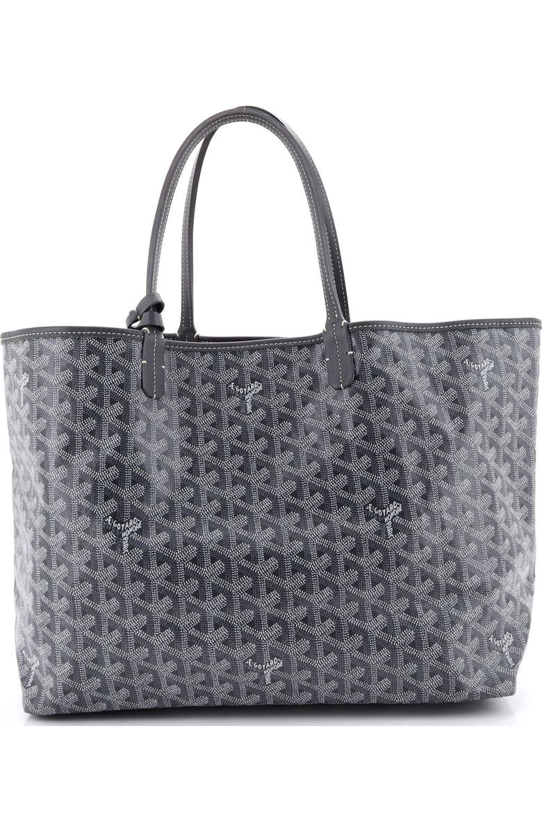 Pre-Owned Goyard Saint Louis Tote Coated Canvas PM, Alternate, color, Gray