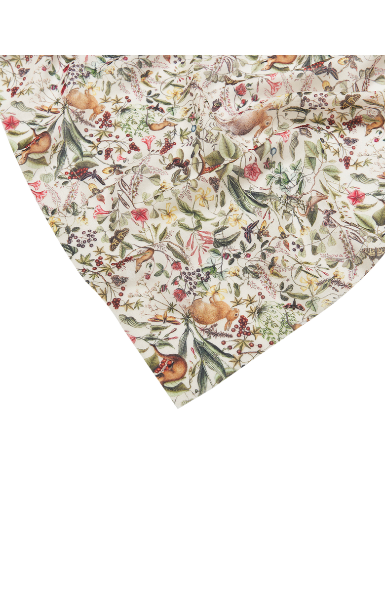 Fable England Garden Floral Lightweight Long Scarf, Alternate, color, Light Beige