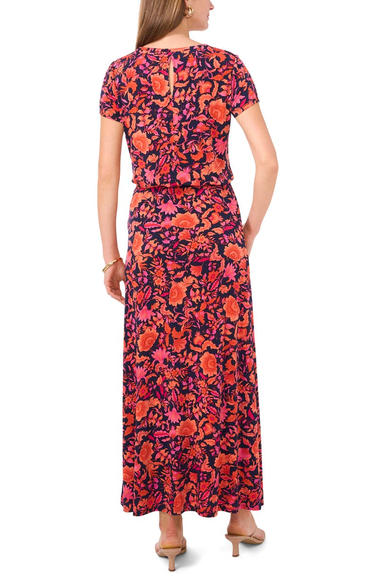 Vince Camuto Floral Pull-On Maxi Skirt, Alternate, color,