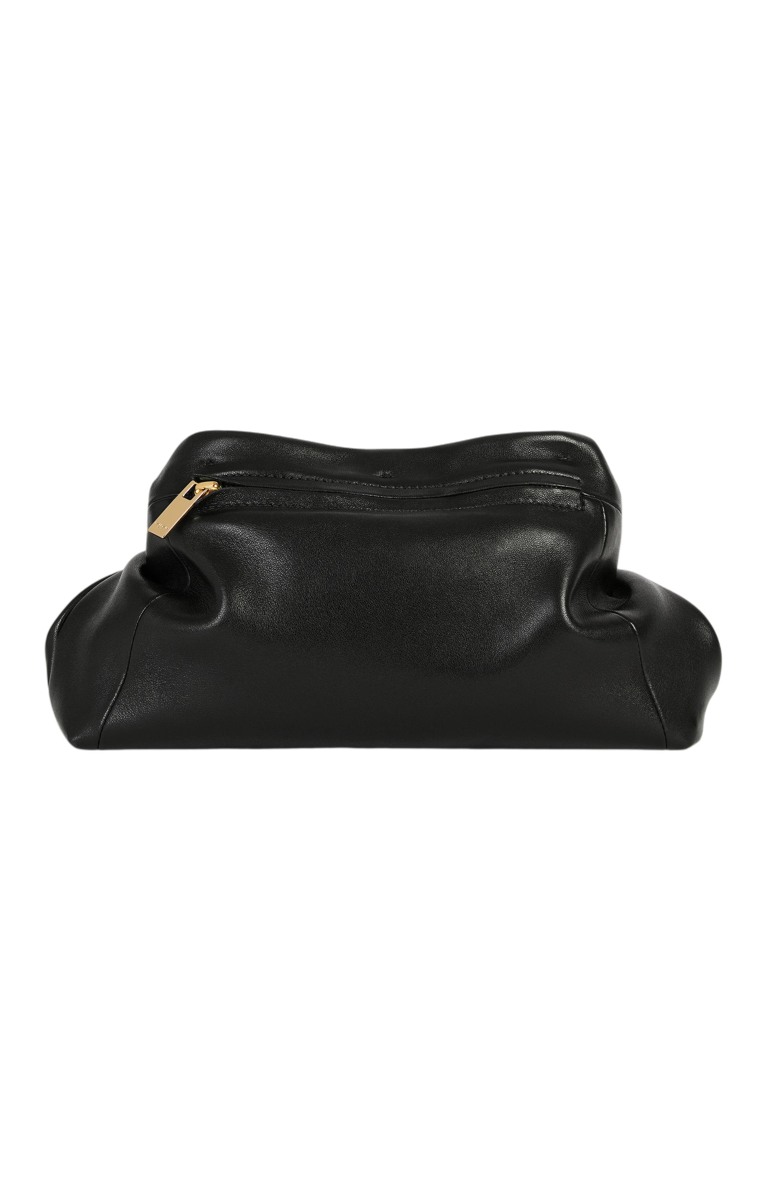Dinner At 8 Small Smooth Leather Bag, Alternate, color, black