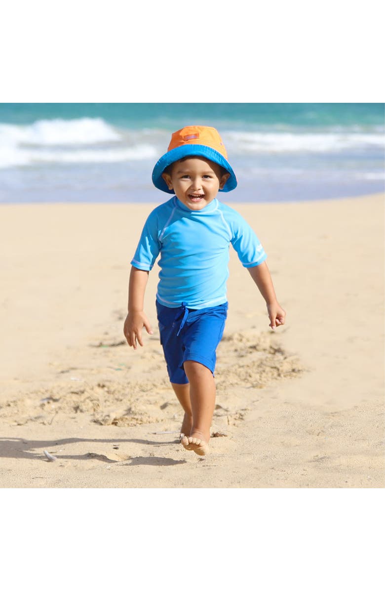 UV Skinz Short Sleeve Sun & Swim Shirt, Alternate, color, Ocean Blue