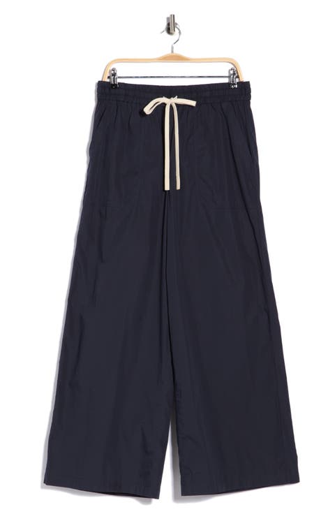 Main St Drawstring Wide Leg Pants