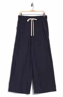 Main St Drawstring Wide Leg Pants