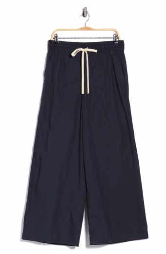 Main St Drawstring Wide Leg Pants
