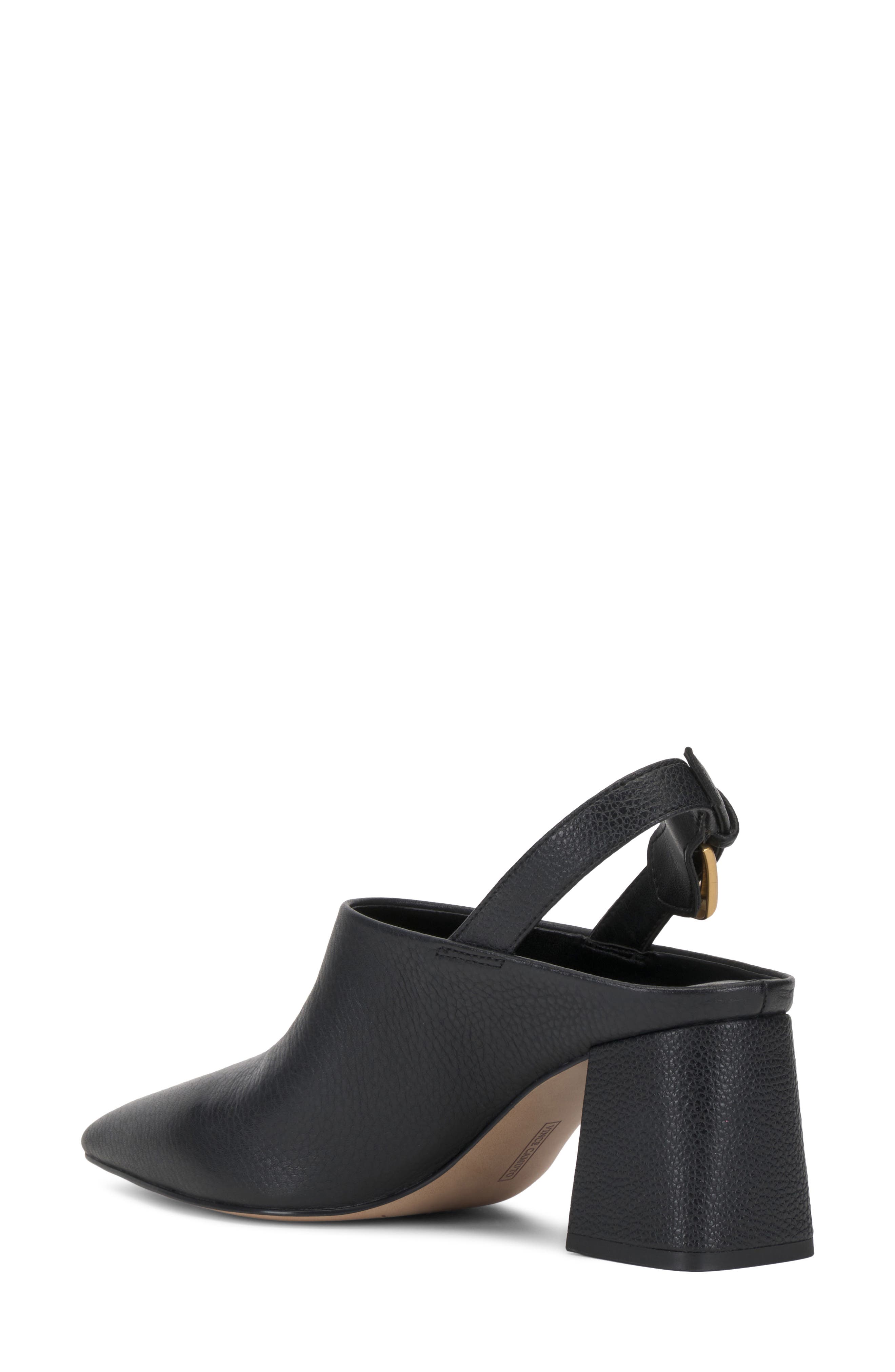 Sorini Slingback Mule, Alternate, color, BLACK